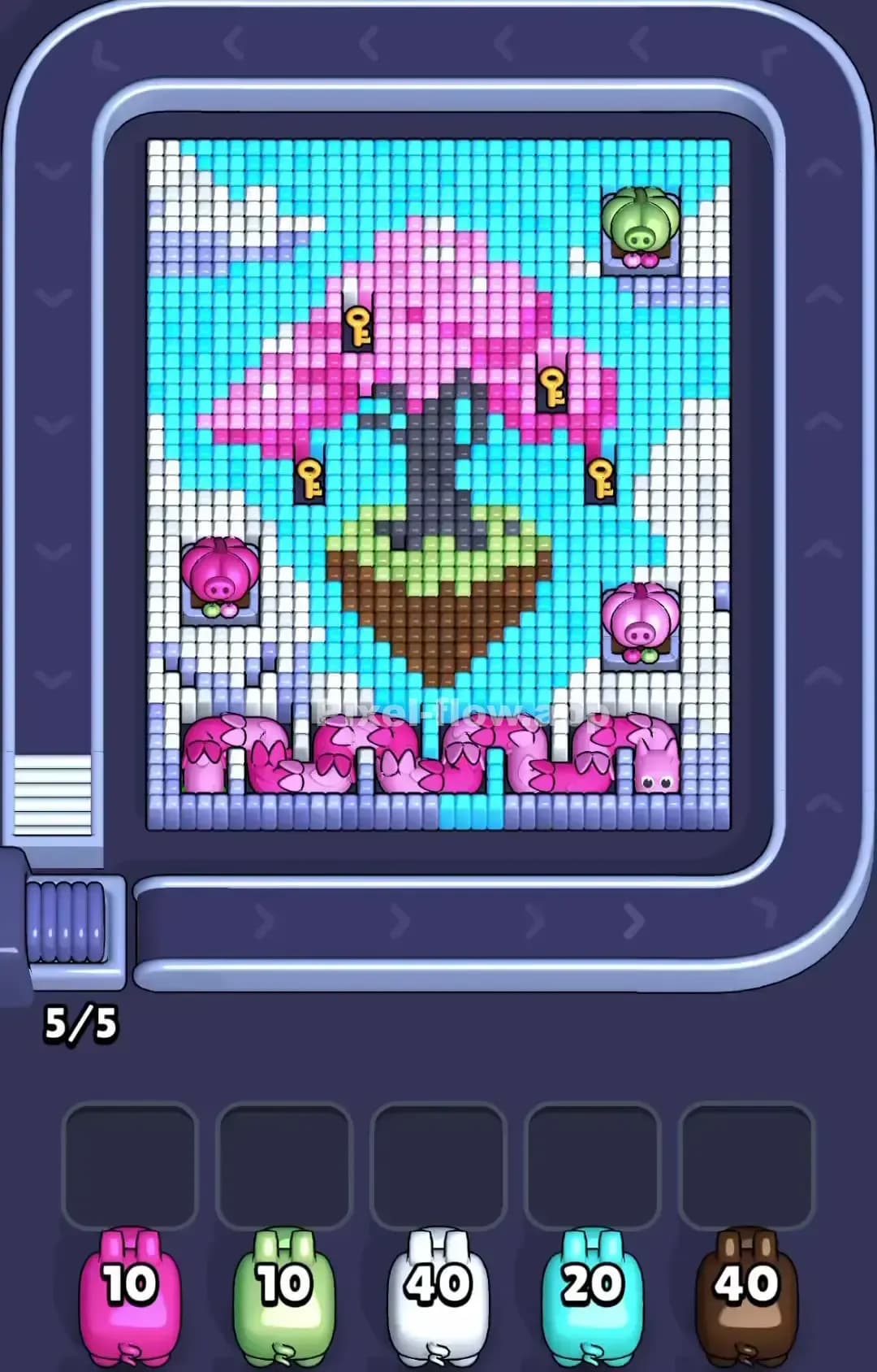Pixel Flow Level 1213 Screenshot