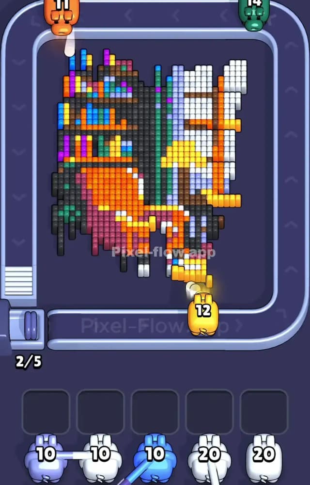 Pixel Flow Level 966 Solution 1