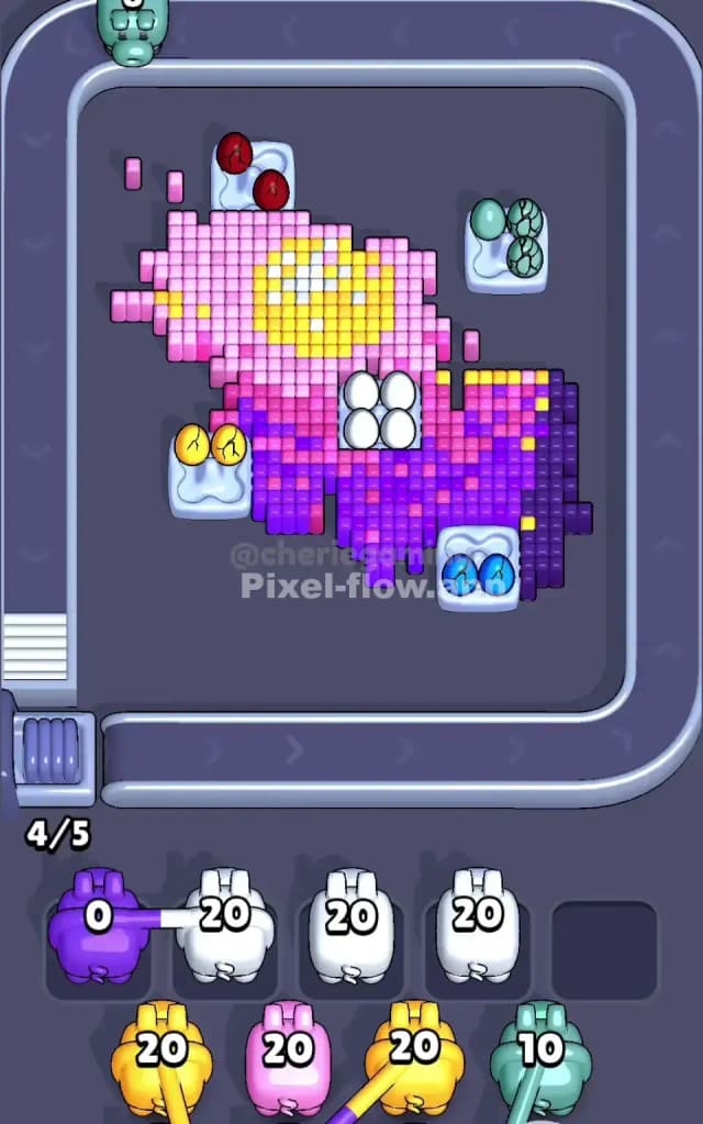 Pixel Flow Level 598 Solution 2