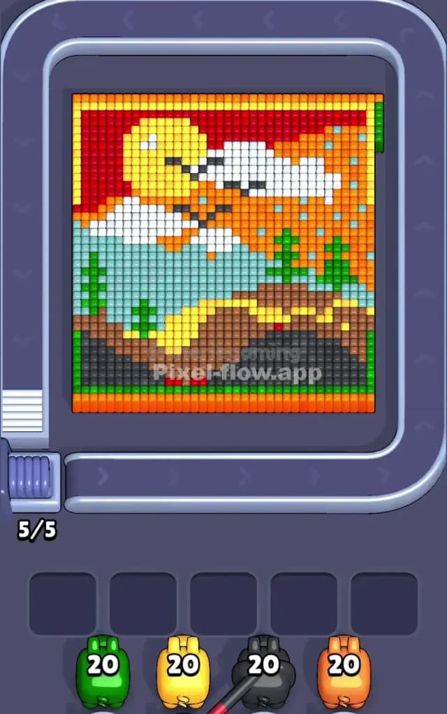 Pixel Flow Level 474 Gameplay
