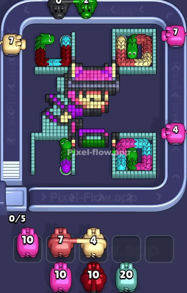 Pixel Flow Level 1405 Solution 2