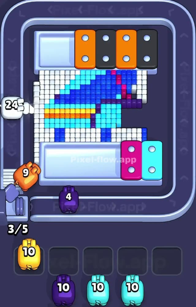 Pixel Flow Level 1402 Solution 2