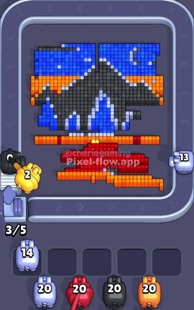Pixel Flow Level 378 Solution 2