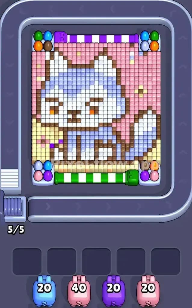 Pixel Flow Level 295 Gameplay