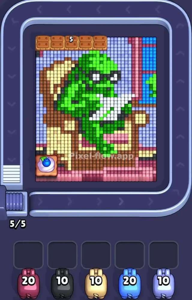 Pixel Flow Level 1218 Gameplay