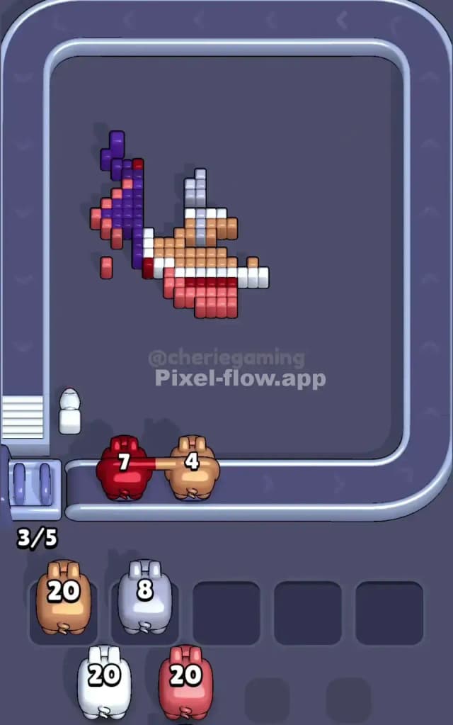 Pixel Flow Level 597 Solution 3