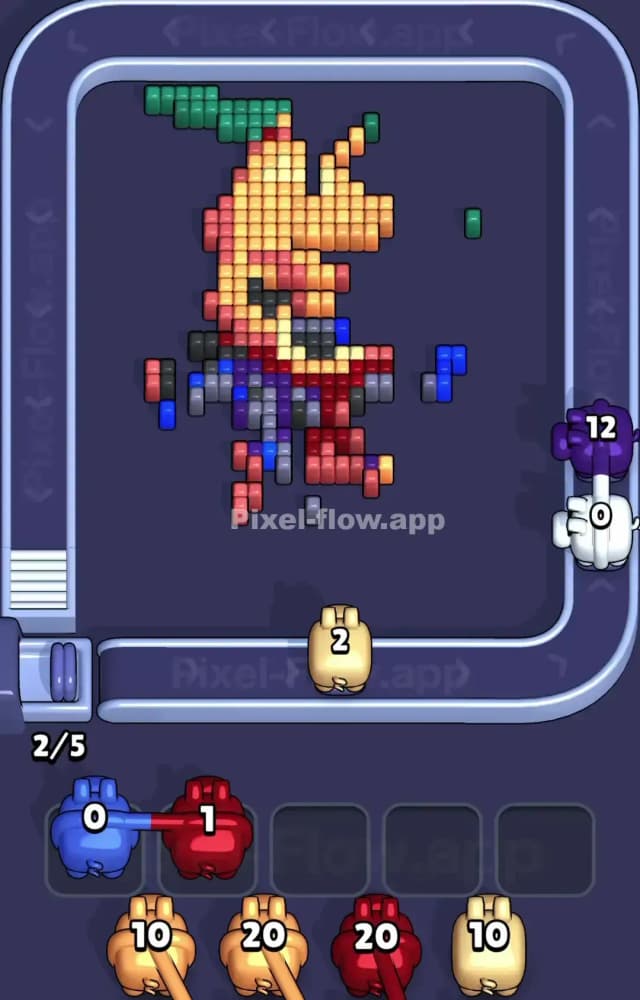 Pixel Flow Level 1340 Solution 2