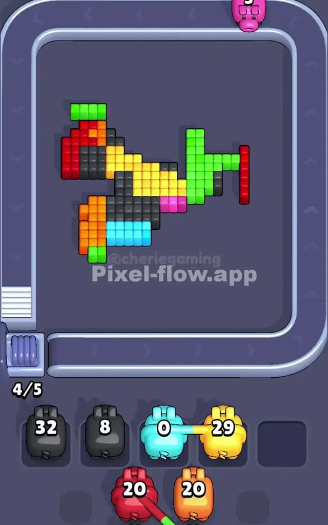Pixel Flow Level 118 Solution 2