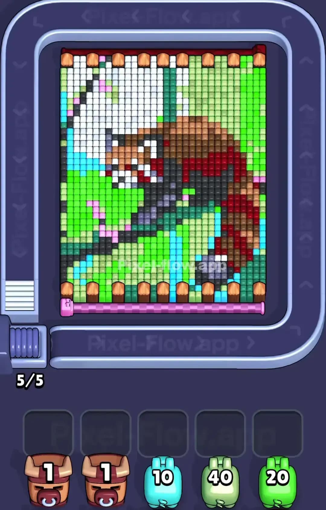 Pixel Flow Level 1445 Screenshot