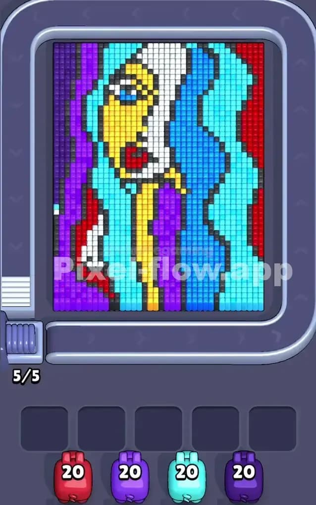 Pixel Flow Level 246 Screenshot