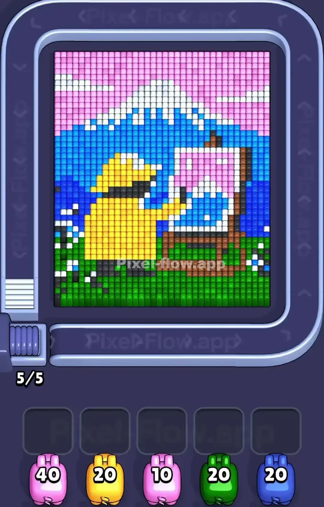 Pixel Flow Level 1492 Screenshot