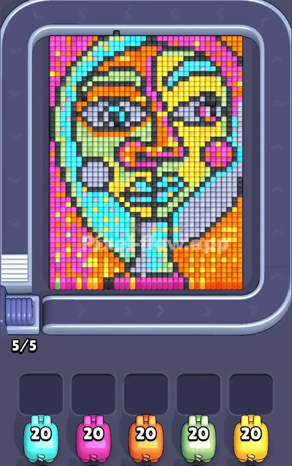 Pixel Flow Level 154 Screenshot