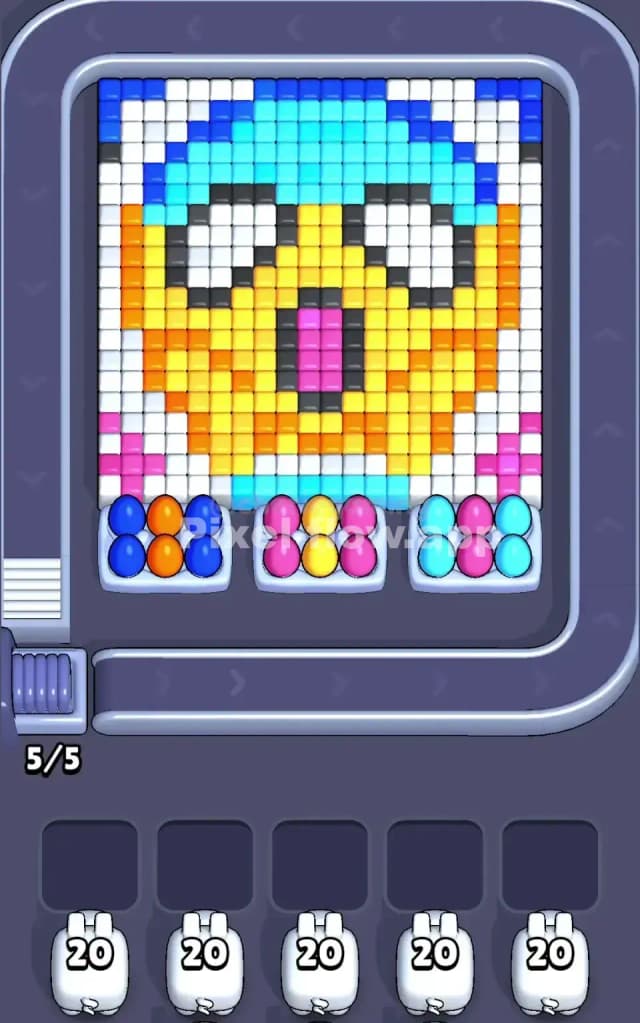 Pixel Flow Level 141 Gameplay