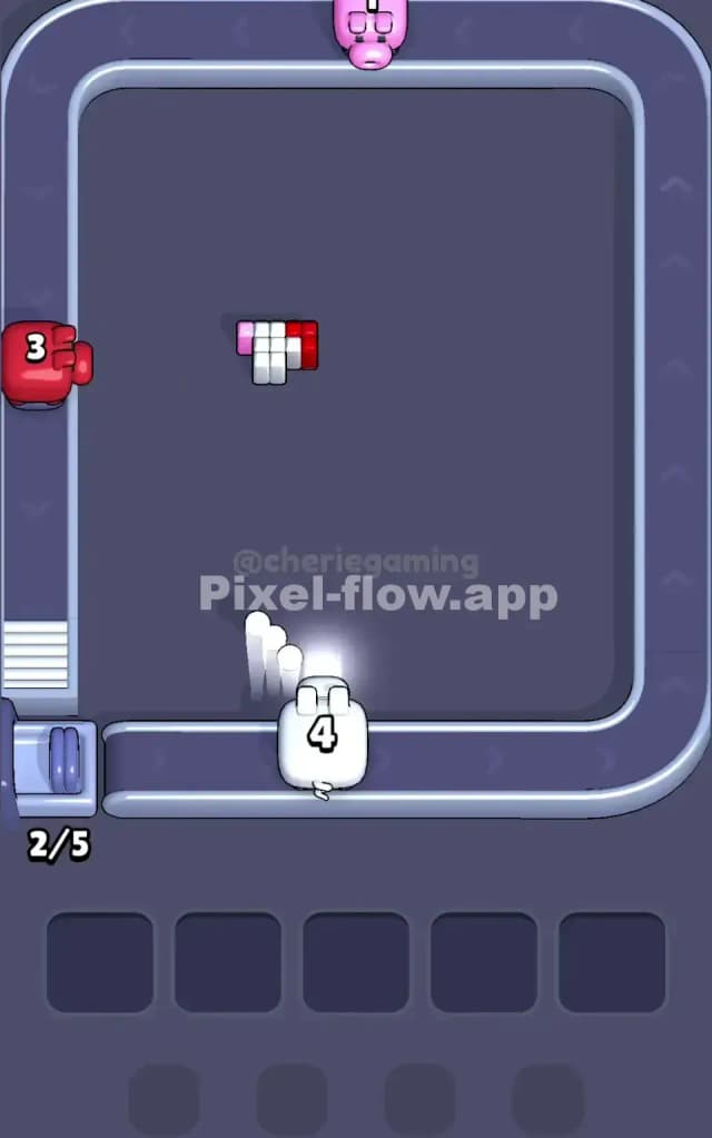 Pixel Flow Level 124 Solution 3