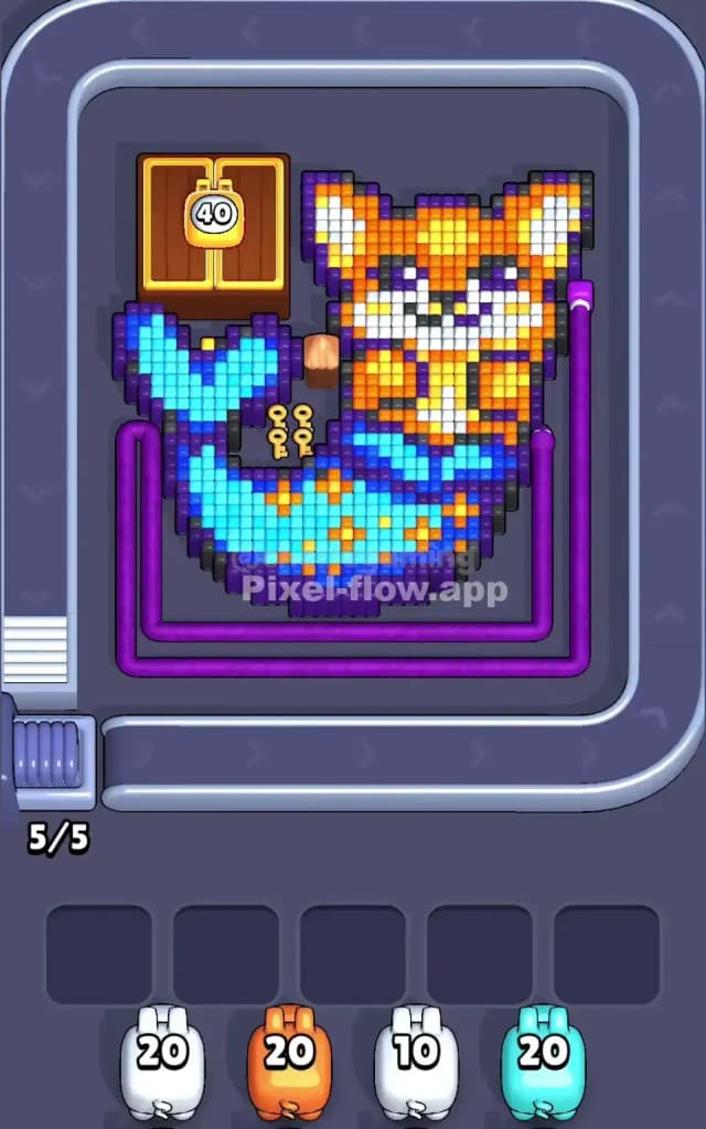 Pixel Flow Level 512 Gameplay