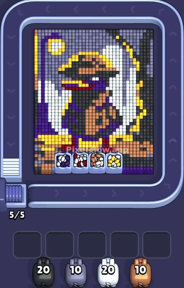 Pixel Flow Level 1225 Gameplay