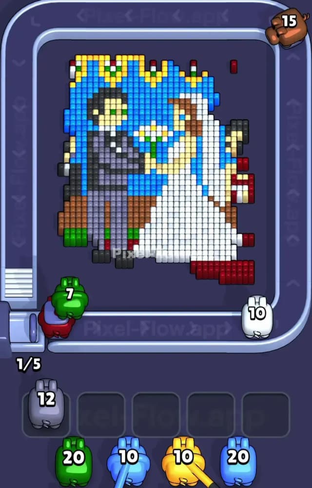 Pixel Flow Level 1552 Solution 1