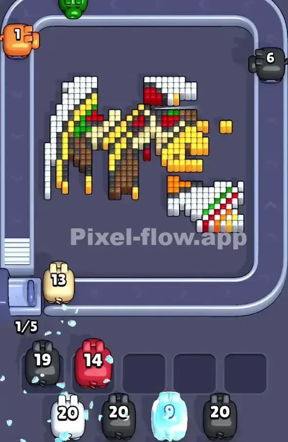 Pixel Flow Level 395 Solution 2