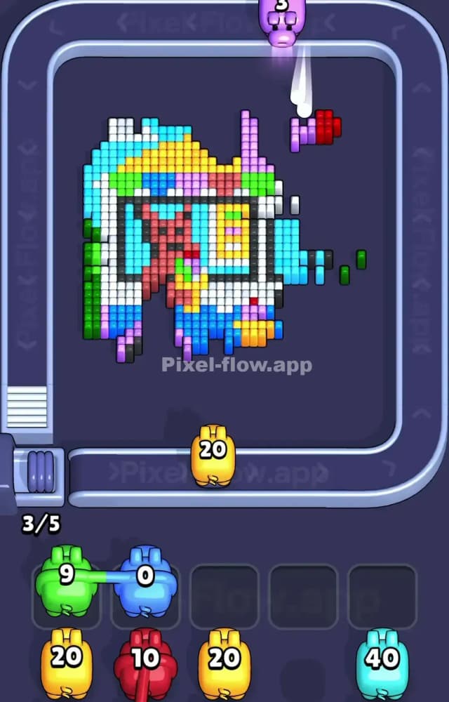 Pixel Flow Level 1116 Solution 2