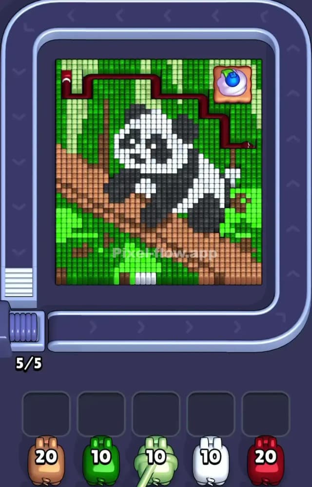 Pixel Flow Level 1267 Gameplay