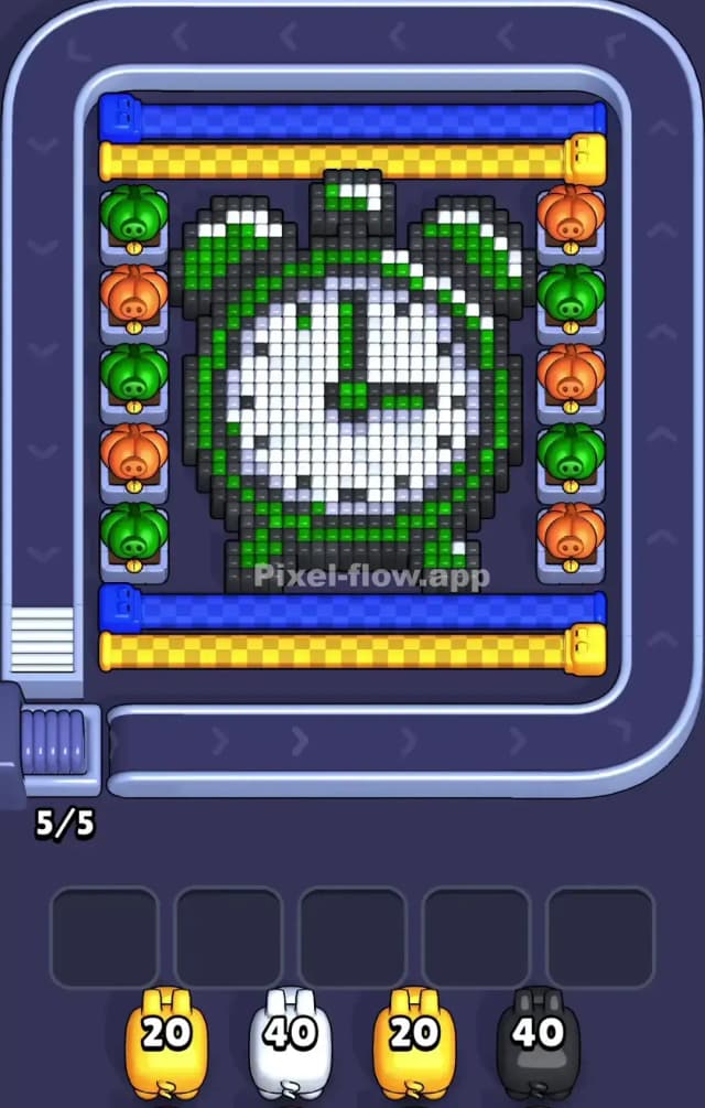 Pixel Flow Level 859 Gameplay