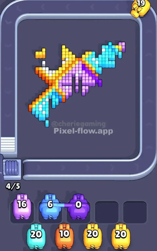 Pixel Flow Level 746 Solution 3