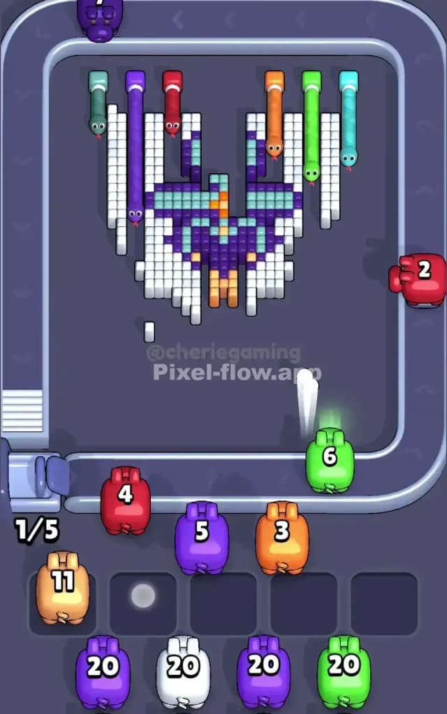 Pixel Flow Level 423 Solution 2