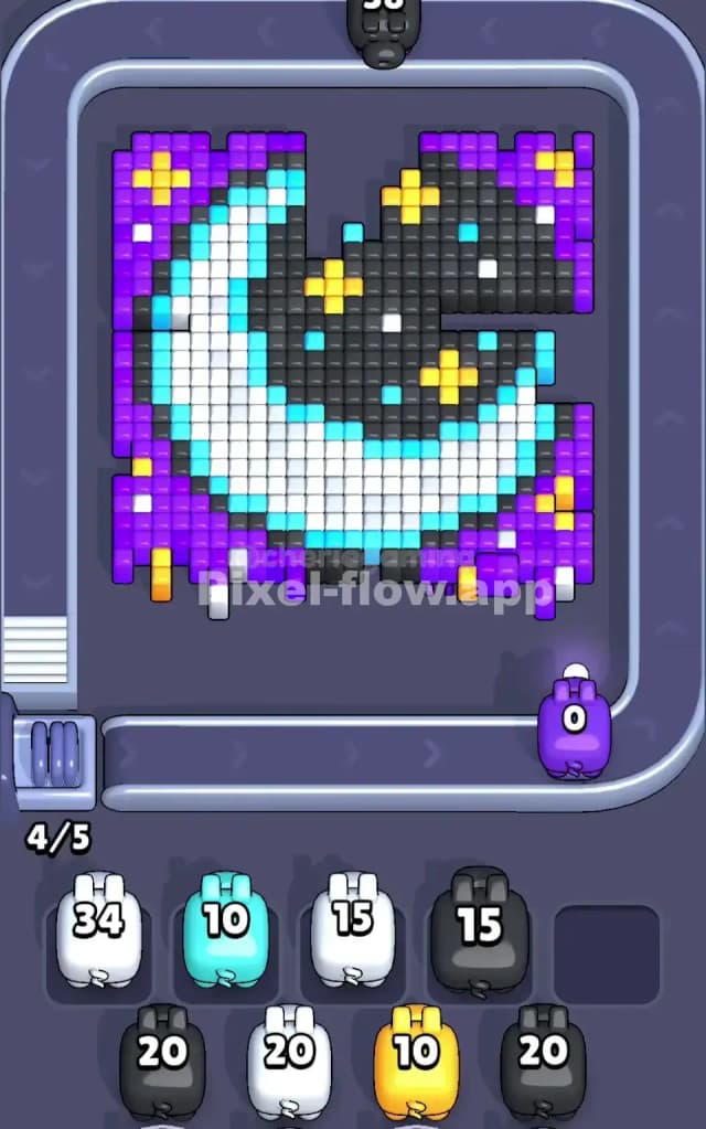 Pixel Flow Level 47 Solution 1