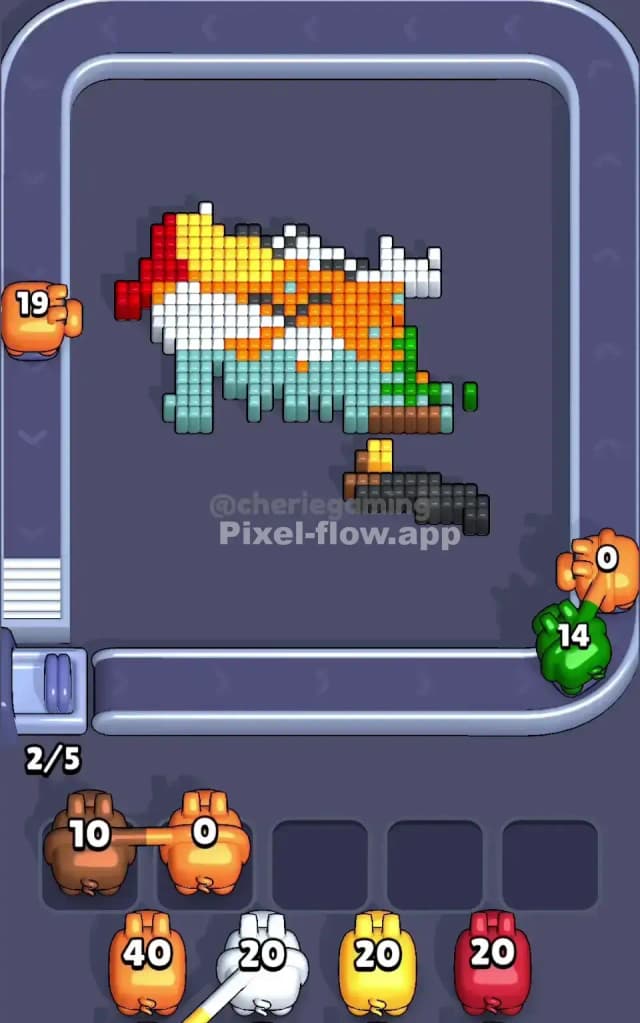 Pixel Flow Level 474 Solution 2