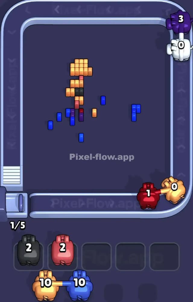 Pixel Flow Level 1340 Solution 3