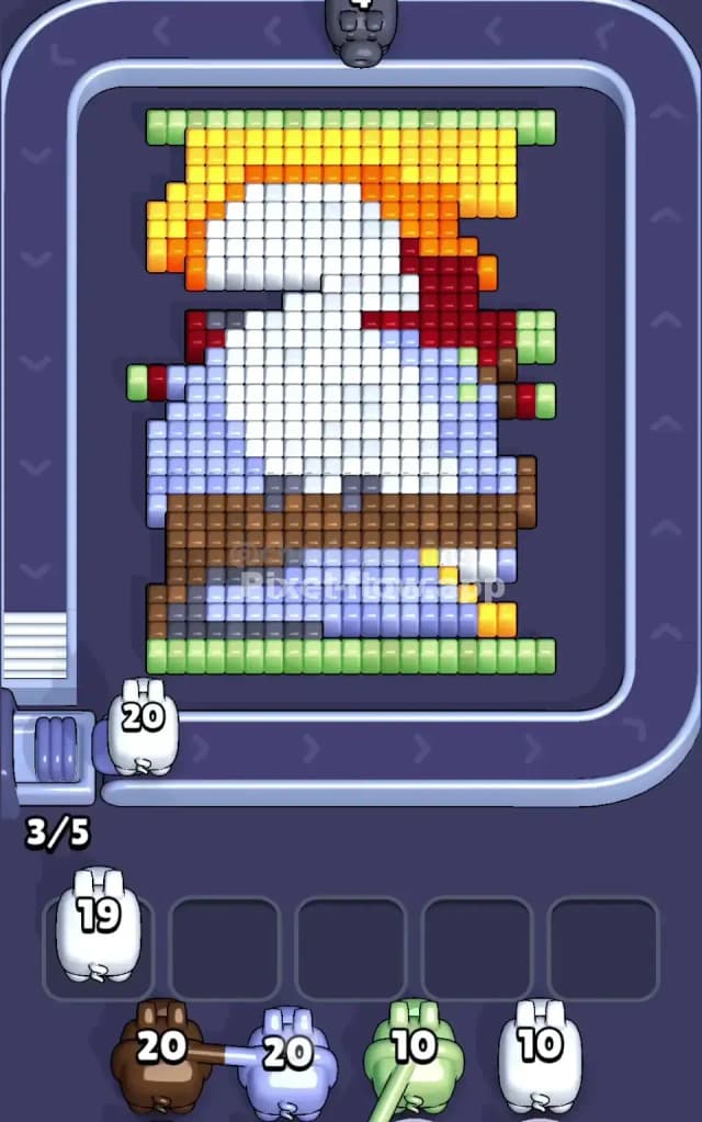 Pixel Flow Level 781 Solution 1