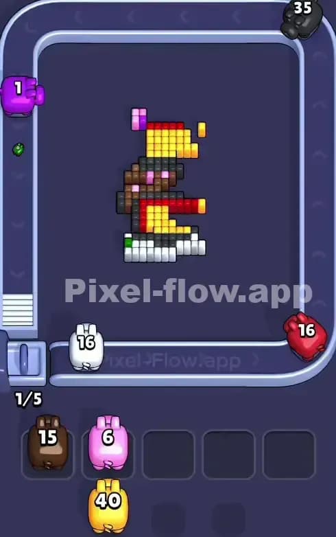 Pixel Flow Level 871 Solution 3