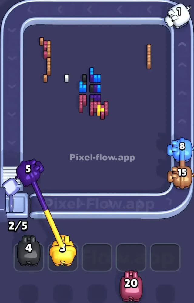 Pixel Flow Level 1017 Solution 3