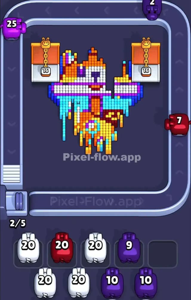 Pixel Flow Level 913 Solution 2