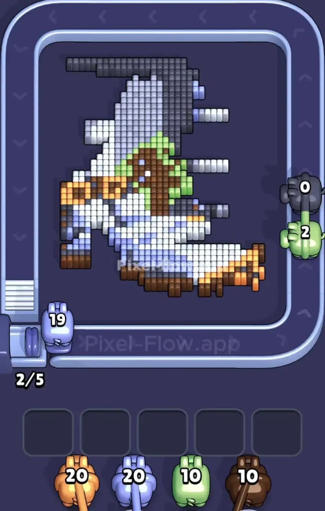 Pixel Flow Level 857 Solution 2