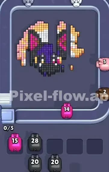 Pixel Flow Level 390 Solution 2