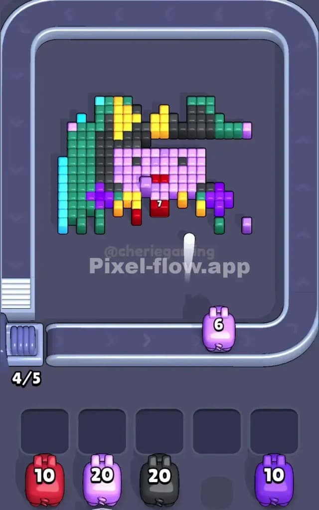 Pixel Flow Level 43 Solution 2