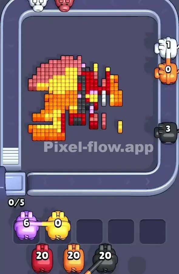 Pixel Flow Level 382 Solution 2