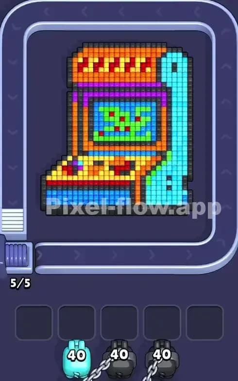Pixel Flow Level 851 Gameplay