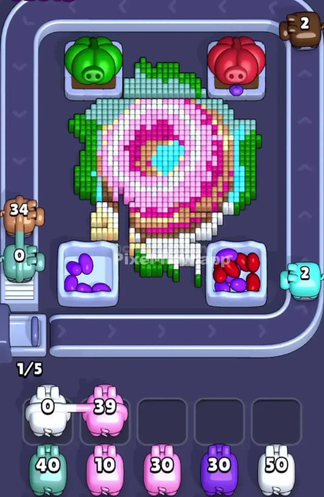 Pixel Flow Level 1633 Solution 1