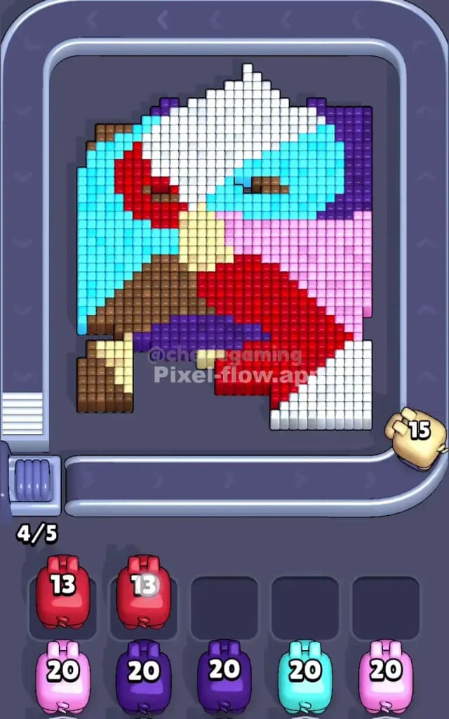 Pixel Flow Level 332 Solution 1