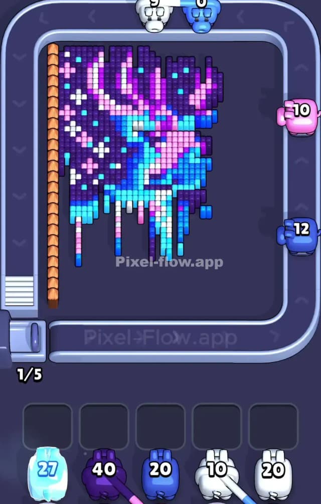 Pixel Flow Deer Level Solution 2