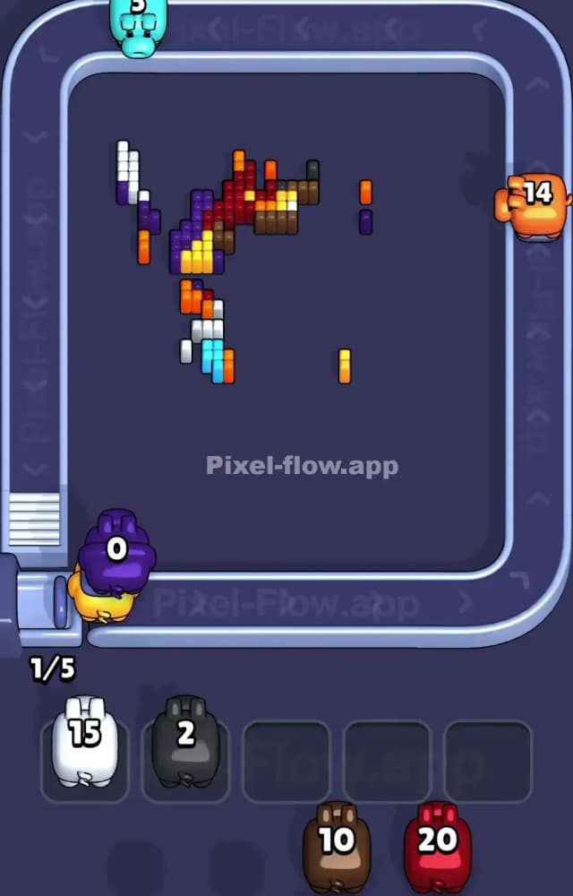 Pixel Flow Level 1107 Solution 3