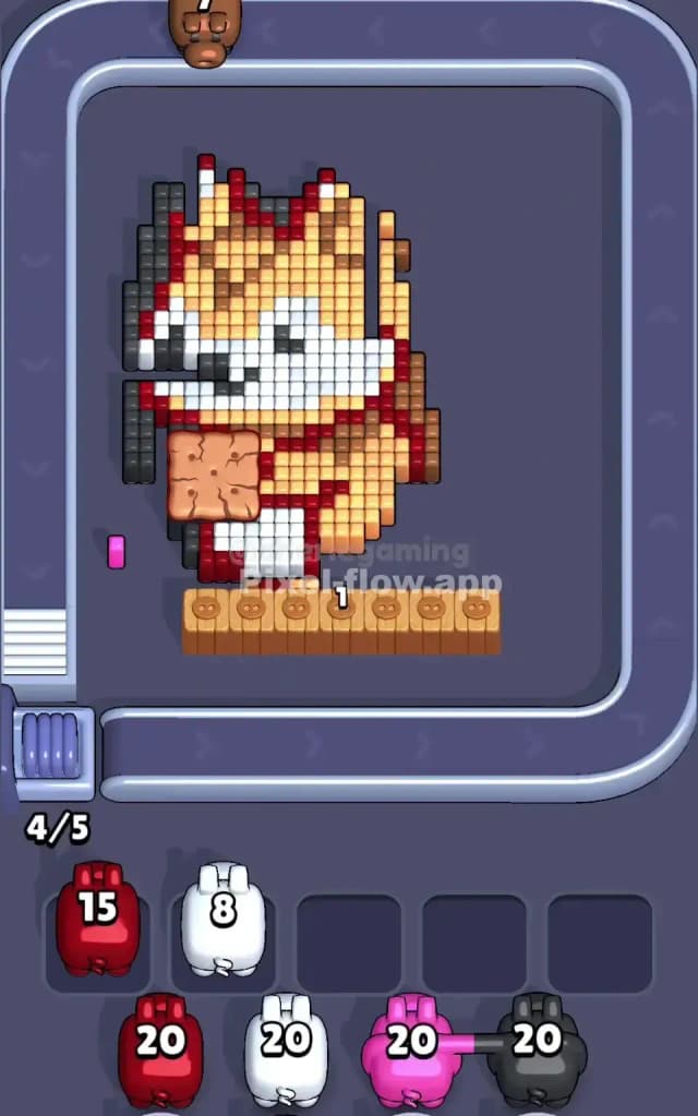 Pixel Flow Level 585 Solution 2