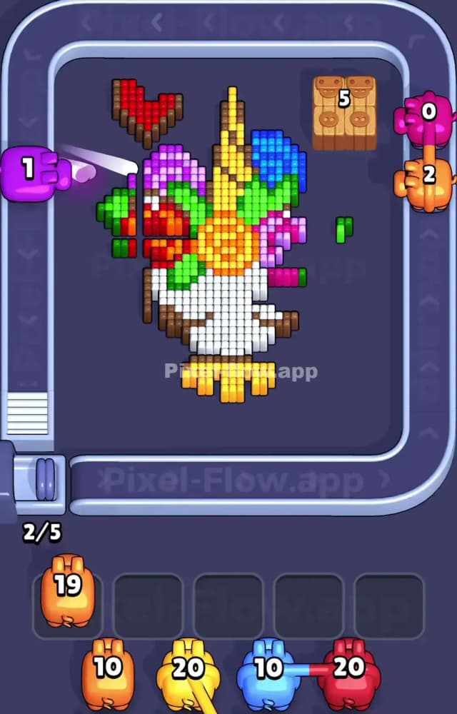 Pixel Flow Level 1035 Solution 1