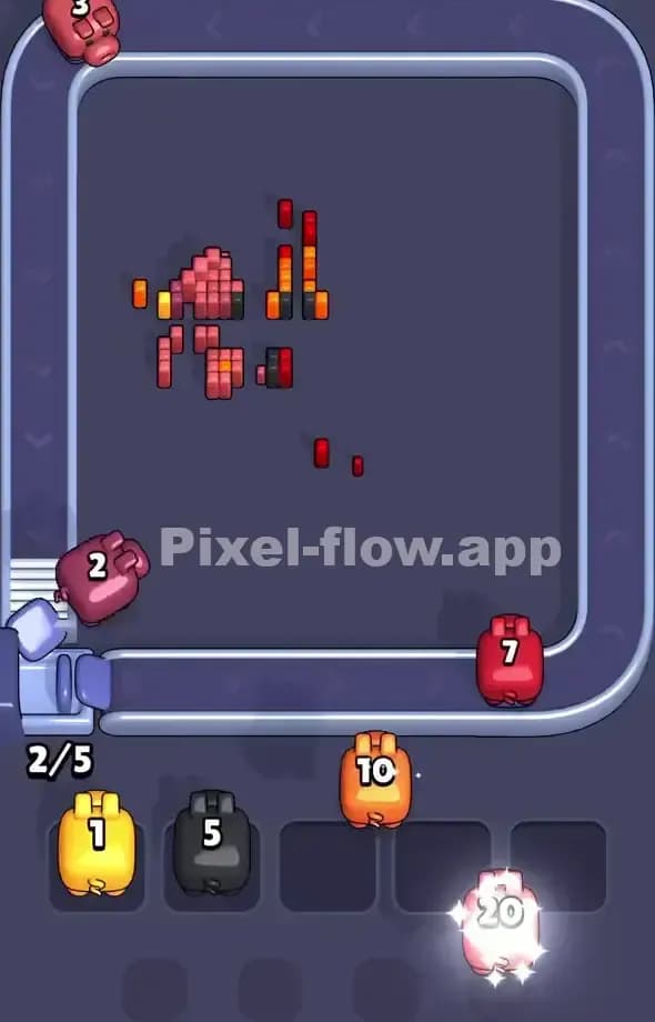 Pixel Flow Level 563 Solution 3