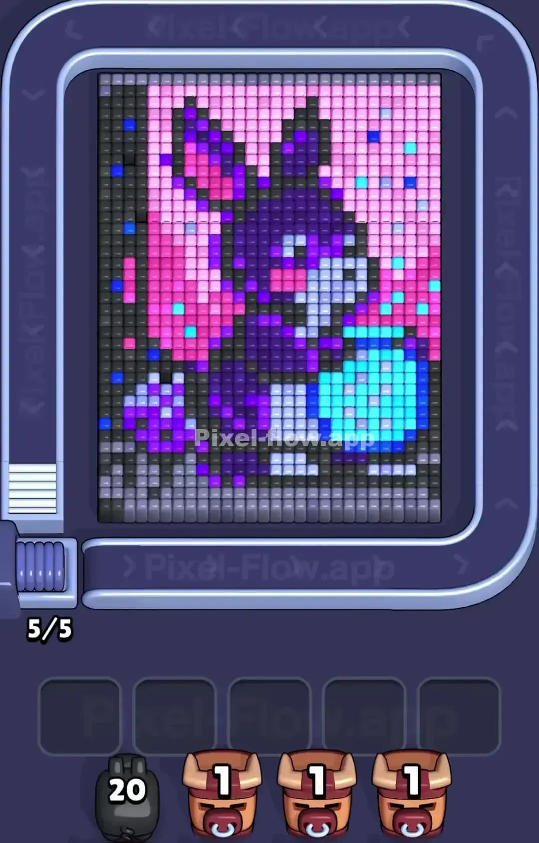 Pixel Flow Level 1372 Screenshot