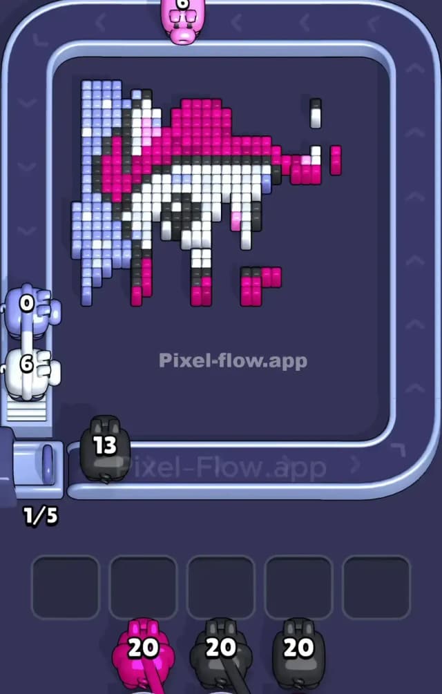Pixel Flow Level 824 Solution 2