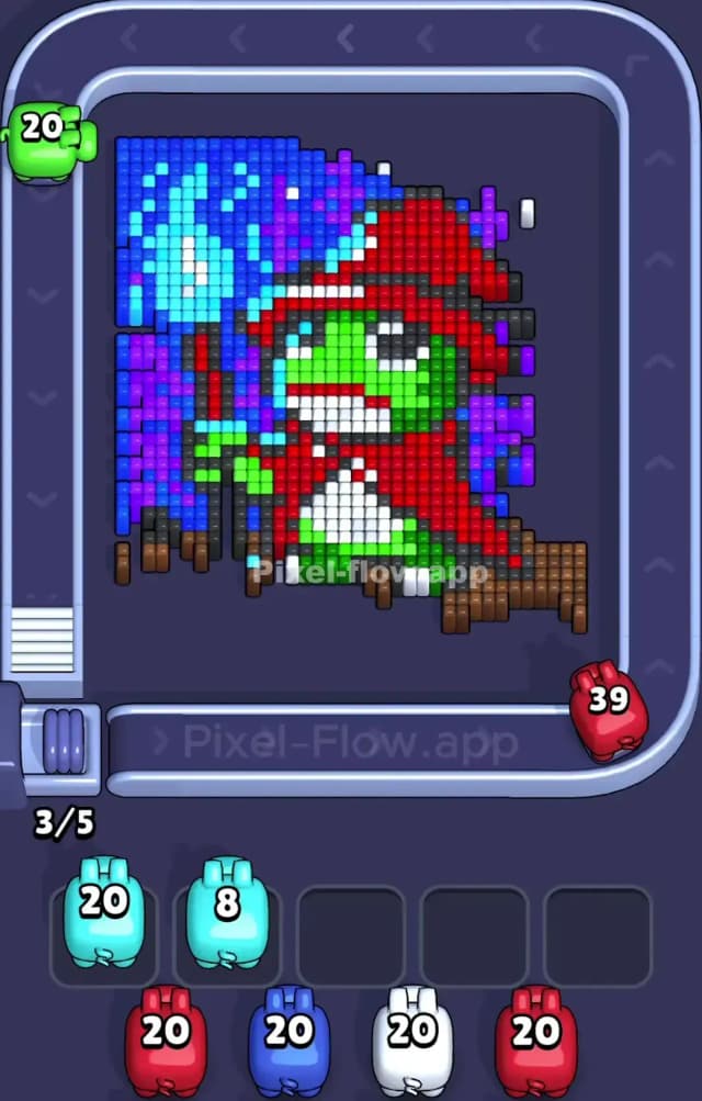 Pixel Flow Level 933 Solution 1