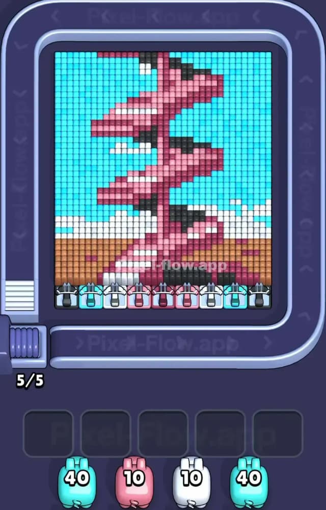 Pixel Flow Level 1598 Gameplay